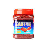 血鹦鹉鱼食增红鱼饲料热带鱼发财鱼增色鱼粮金鱼饲料红鹦鹉罗汉鱼