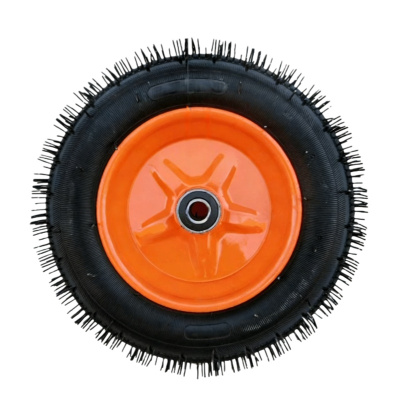 丰奋 手推车轮 老虎车轮子 橡胶轮 14寸350mm 内孔20mm 个