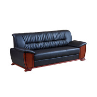 晋舰 办公沙发老板皮沙发商务会客接待会议沙发组合 西皮双人位