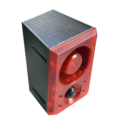 顶火 GMD4307 0.6W,IP55,太阳能持续供电,5V 120mA 3000K,LED 太阳能语音警示灯