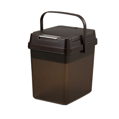 臻远ZY5070618 茶水桶茶桶废水桶茶叶茶渣桶 深咖色7L