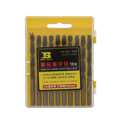 波斯(BOSI) 荧光系列精品麻花钻 6.9mm 盒