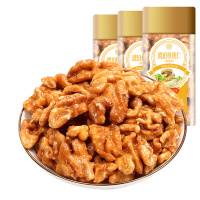 [姚生记] 琥珀大核桃仁蜂蜜味138g*3盒 休闲坚果办公室零食美味小吃罐装