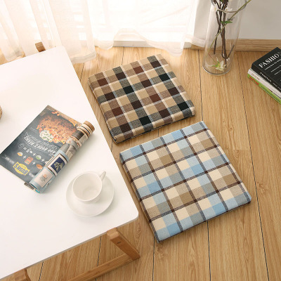 简约现代加厚坐垫学生椅垫办公室椅子凳子垫子坐垫布艺餐椅垫座垫