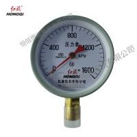 红旗 单针压力表检测款 Y100 1600KPA 块