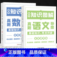 [全2册]语文+数学 初中通用 [正版]初中知识图解大全语文数学英语物理化学公式定律手册通用版七八九年级基础知识大盘点汇