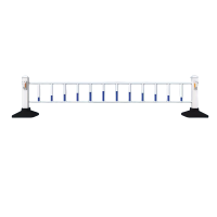 迅迈 0.6*3m 1个底座+1根立柱+1片护栏 市政护栏道路交通隔离围栏公路人行道栅栏防撞栏杆城市安全隔离带