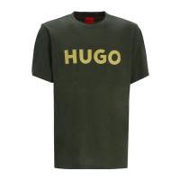 Hugo boss圆领短袖T恤男装舒适透气简约百搭基础款男士休闲上衣