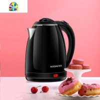 电热烧水壶热水壶家用开水壶器自动断电大容量保温一体不锈钢 FENGHOU 紫色