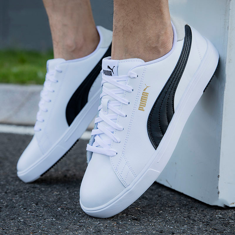 彪马(PUMA)男鞋女鞋新款情侣小白鞋耐磨运动鞋休闲鞋低帮板鞋 374902-08 ZP