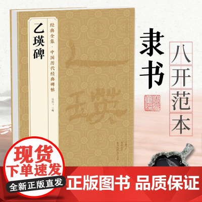 经典全集 《乙瑛碑》中国历代碑帖精粹译文简体注释东汉代隶书毛笔字帖书法成人学生临摹帖练古帖练字中国美院出版社 杨建飞