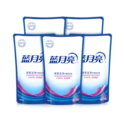 蓝月亮 薰衣草洁净洗衣液袋装500g*5