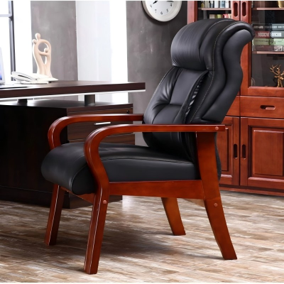 铜林真皮办公椅会议椅TL-0055