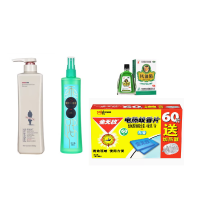龙虎风油精9ml+全无敌电热蚊香片60片+驱蚊花露水180ml+阿道夫沐浴原液 500g B套餐