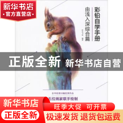 正版 彩铅自学手册:由浅入深综合篇 彩艺飞鱼编著 辽宁美术出版