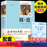 [配套人教版]简爱和儒林外史 [正版]简爱书籍原著完整版 九年级下册课外阅读书籍初中版初三上册9下课外书名著人民语文书目