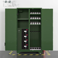 格具(GEJU) 双门智能枪弹一体柜 智能枪柜可联网防爆8英寸屏幕加厚钢板器械存储柜