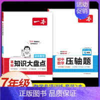 [套装2本]7年级压轴题+数学知识大盘点 [正版]七年级数学压轴题人教版 2025初中数学有理数方程初一七年级上册数学必