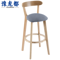 豫龙都高脚椅麻布款把