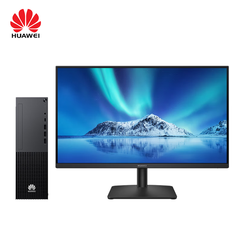 华为 台式机套装 擎云W585x-C101(16GB+256GB+1TB)+27英寸显示器/台