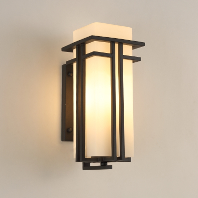  新中式户外壁灯古达防水庭院灯现代简约室外阳台大门口外墙阳光房