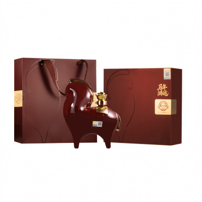 泸州老窖马年生肖酒小马驹52度520ml 浓香型白酒礼盒