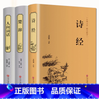 [正版]精装硬皮全3册楚辞+诗经+人间词话 王国维全解文白对照国学大师的文学批评著作 屈原诗歌集离骚 屈原书籍 译注古