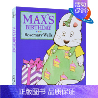 [正版]英文原版 Max's Birthday 小兔麦斯和露比系列 麦斯的生日 儿童启蒙认知绘本 鹅妈妈童谣作者Rose