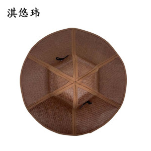 淇悠玮 藤条可折叠遮阳帽 QM42 顶
