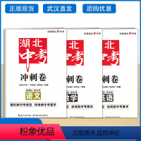 语数英[3本] 初中通用 [正版]2024版 湖北中考冲刺卷 语文数学英语生物地理道德与法治历史物理化学 模拟新中考卷型