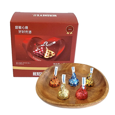 Hershey's好时巧克力4粒纸盒装多口味礼盒装满月成品婚庆结婚喜糖