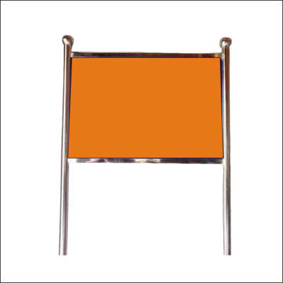 禁止钓鱼不锈钢落地标牌