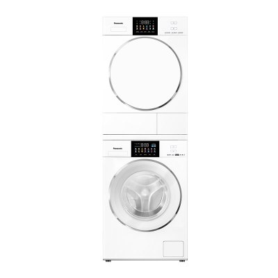 松下白月光4.0 洗烘套装 纯平全嵌 10kg滚筒洗衣机+变频热泵烘干机 除毛洗烘N531D+N531DR