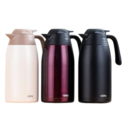 膳魔師保温壶2000ml不锈钢真空轻量THX-2000(颜色随机)