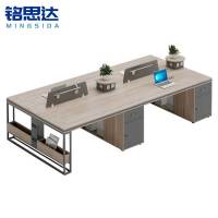 铭思达办公桌2.4米四人位张