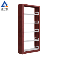 鑫升顺学校图书馆书架阅览室书籍室铁皮家用落地定制资料档案架钢制书架