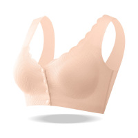 哺乳内衣夏季薄款孕期防下垂聚拢产后专用喂奶胸罩前开扣孕妇文胸