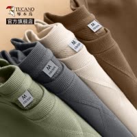 啄木鸟三角卫衣男款秋季2025新款圆领长袖外套男士潮牌春装上衣Y