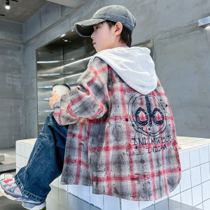 儿童装男童春装衬衫外套新款春季男孩衣服春秋款中大童帅气潮