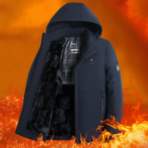 啄木鸟棉服男款冬季2025新款加绒加厚防寒棉袄休闲百搭棉衣外套男