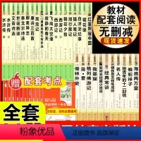 [人教版 30册]七八九年级上下册初中名著全套 [正版]七年级上下册必读名著西游记朝花夕拾海底两万里骆驼祥子白洋淀纪事猎