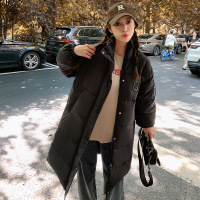 羽绒棉衣棉服女2023年冬季新款韩版宽松中长款过膝面包服棉袄外套