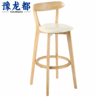 豫龙都高脚椅皮质款把