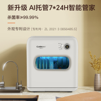 [政府补贴]康宝(Canbo)消毒柜家用台式小型 碗筷婴儿茶杯具迷你立式消毒柜 紫外线中温 抽拉层架XDZ45-Z1