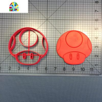 小蘑菇饼干模具 立体卡通翻糖蛋糕切模套装烘焙工具花样蒸馒头 FENGHOU N06892英寸