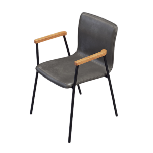 鑫环境 现代简约餐椅小户型家用靠背椅子扶手洽谈会议椅设计师电脑办公椅