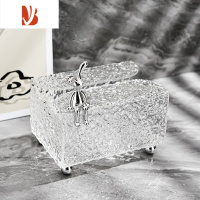 三维工匠多纸巾盒客厅轻奢放遥控创意家用桌面亚克力高颜值抽纸盒 兔子石纹亚克力纸巾盒