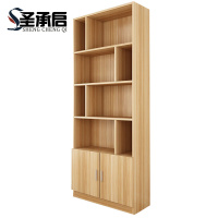圣承启木质书架2门个