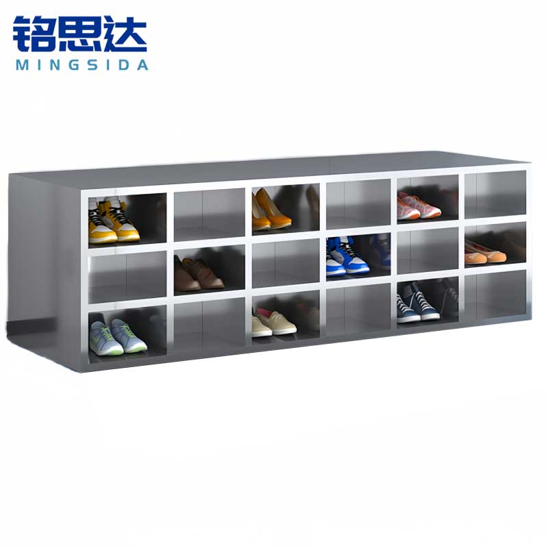铭思达不锈钢鞋柜双面36格个