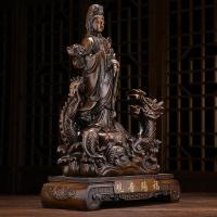 家柏饰(CORATED)观音摆件佛像供奉家用观世音菩萨家居客厅房间布置摆设